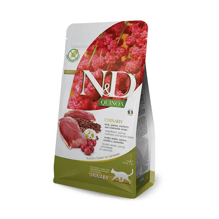 Farmina N&D Cat Quinoa Urinary Pato 300 gr - Alimento para gatos con pato y quinoa, ayuda al tracto urinario Farmina N&D Cat Quinoa Urinary Pato 300 gr - Alimento para gatos con pato y quinoa, ayuda al tracto urinario