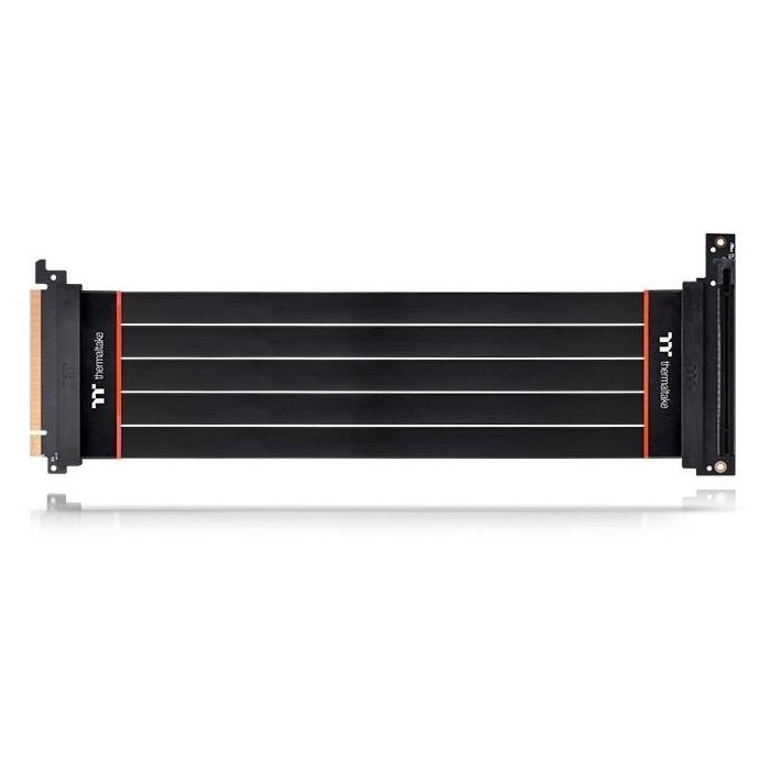Thermaltake Extensor PCI Express 4.0 16X 30cm Macho a Hembra Ángulo 90° Negro 1 Thermaltake Extensor PCI Express 4.0 16X 30cm Macho a Hembra Ángulo 90° Negro 1