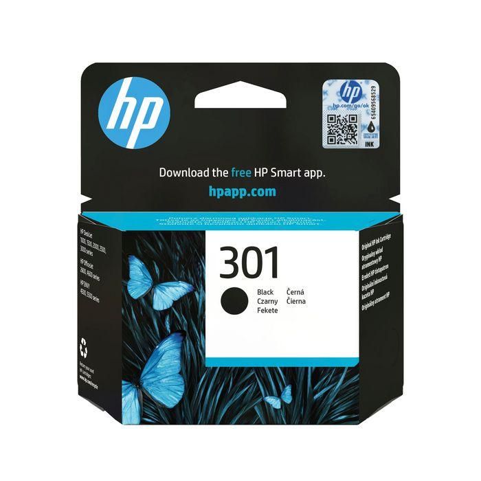 HP Tinta Negro Deskjet 1050, 2050, 2050S -Nº301- 0 HP Tinta Negro Deskjet 1050, 2050, 2050S -Nº301- 0