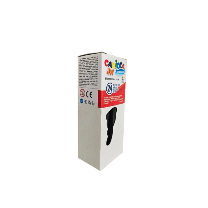 Carioca Rotulador Joy Punta Fina 2,8 mm Lavable Color Negro 3