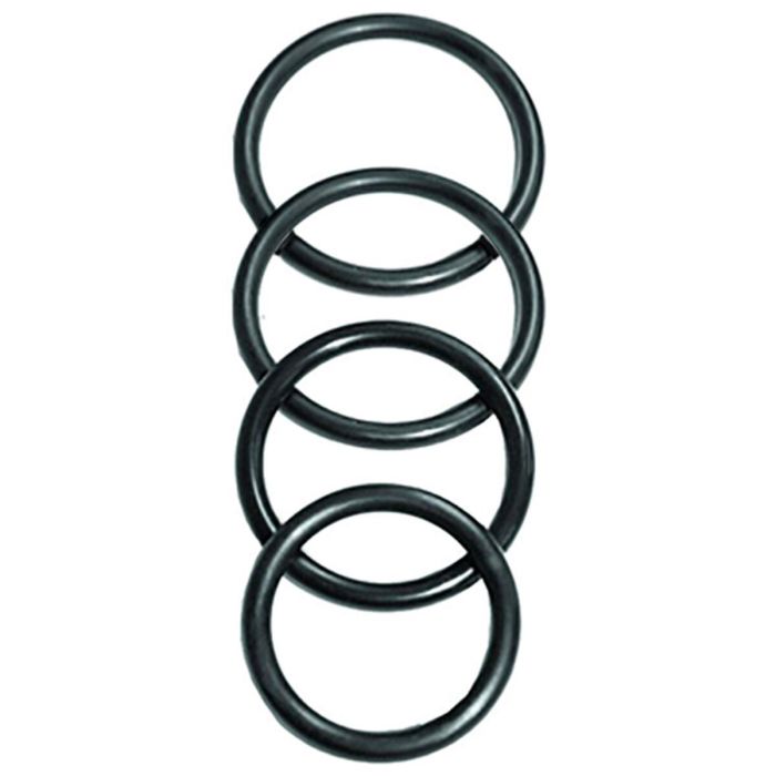 4 Anillos para Pene Sportsheets SS694-01 Negro 6 4 Anillos para Pene Sportsheets SS694-01 Negro 6