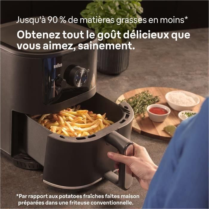 Braun BRA8021098004154 Freidora de Aire MultiFry 3, 1500W, 4.3L, Negra 5 Braun BRA8021098004154 Freidora de Aire MultiFry 3, 1500W, 4.3L, Negra 5