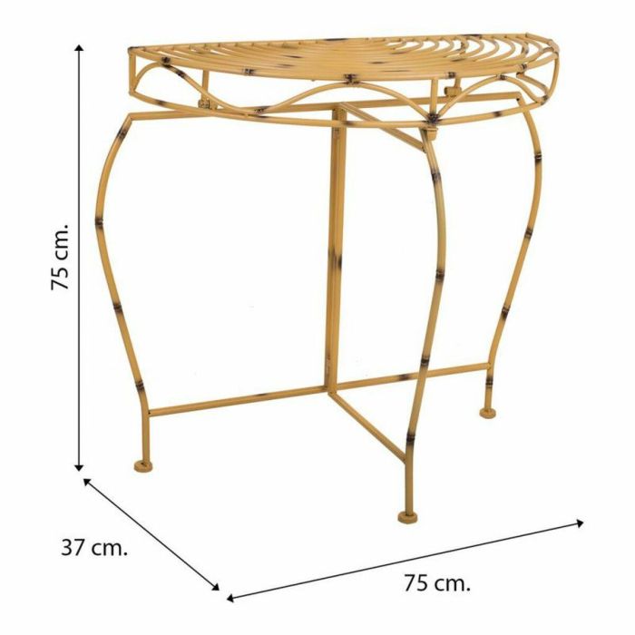 Recibidor Alexandra House Living Amarillo 37 x 75 x 75 cm 1