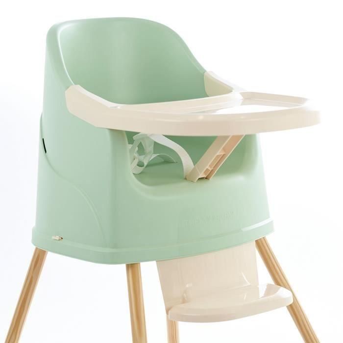 YouPla Thermobaby - Silla alta verde Céladon Green - Hecho en Francia 4