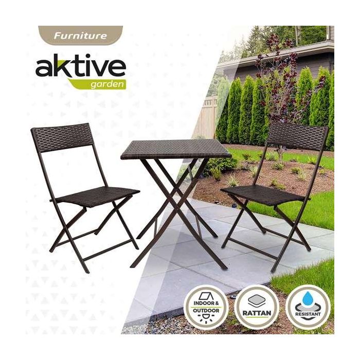 Conjunto de Mesa con 2 Sillas Aktive 7