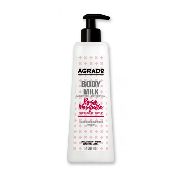 Agrado Body Milk Rosa Mosqueta 400 mL Agrado Body Milk Rosa Mosqueta 400 mL