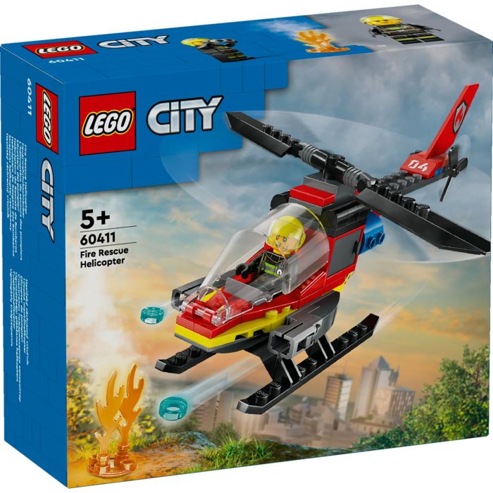 LEGO 60411 City Helicóptero de Rescate de Bomberos, Juego de Construcción, 85 piezas, para niños de 5+ años 8 LEGO 60411 City Helicóptero de Rescate de Bomberos, Juego de Construcción, 85 piezas, para niños de 5+ años 8