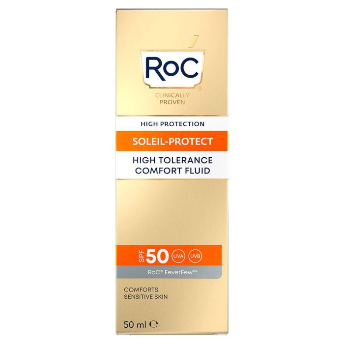 Roc Protección Solar Alta Tolerancia SPF50 Fluido Facial para Piel Sensible 50 ml 3