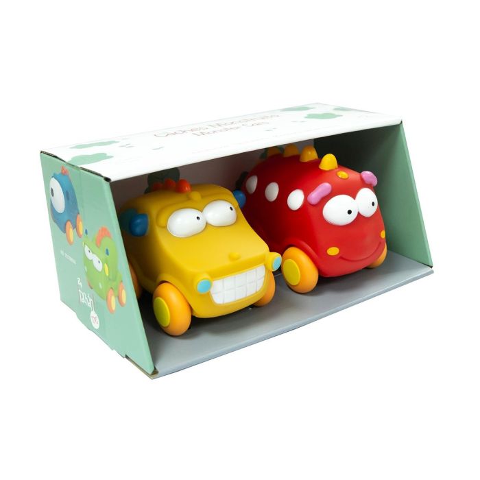 Tachan Set 2 Coches Monstruos Amarillo y Rojo +12 meses 1