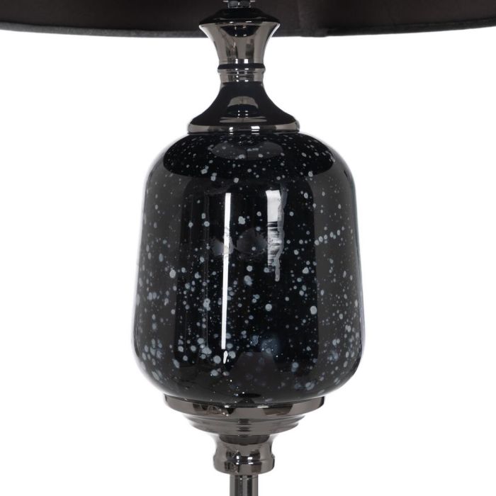 Lámpara Suelo Negro-Gris Metal-Cristal 40,50 X 40,50 X 156 C