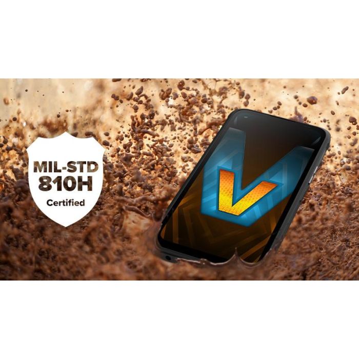 Hammer Blade V 5G Smartphone Resistente IP69 MIL-STD-810H, Pantalla 6.59" FHD+ 120Hz, 50+8 MP, 8+6 GB RAM, 256GB, Batería 5000 mAh, Android 13, Negro