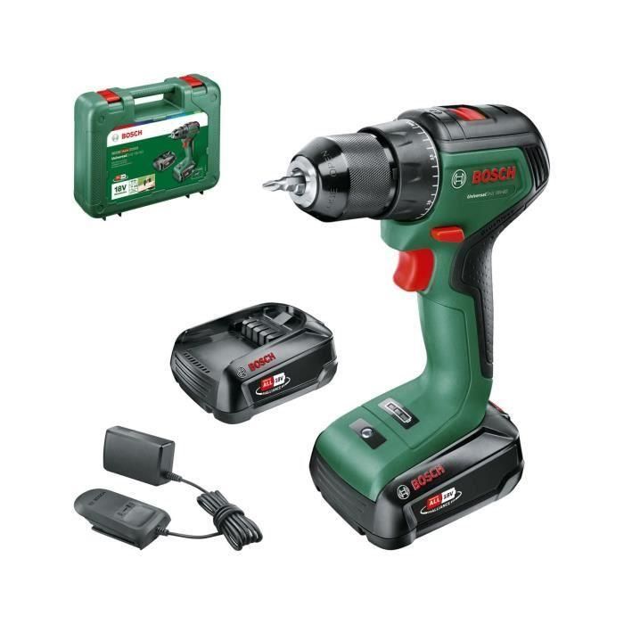 Taladro atornillador universal 18V-60 (2x 2,0 Ah) + taladro atornillador AL 18V-20 1 Taladro atornillador universal 18V-60 (2x 2,0 Ah) + taladro atornillador AL 18V-20 1