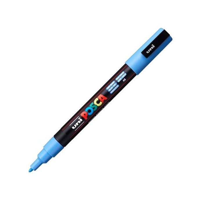 POSCA Marcador PC-3M Punta Cónica 0,9 - 1,3 mm Azul Cielo POSCA Marcador PC-3M Punta Cónica 0,9 - 1,3 mm Azul Cielo