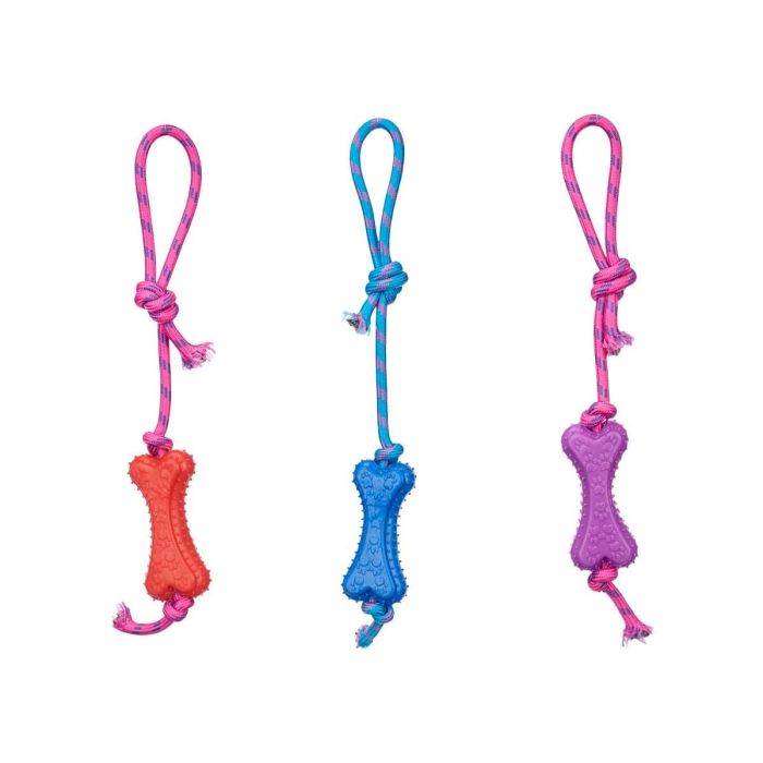 Hueso Silicona Con Cuerda 35Cm Surtidos Mascow (24 Unidades) 1 Hueso Silicona Con Cuerda 35Cm Surtidos Mascow (24 Unidades) 1