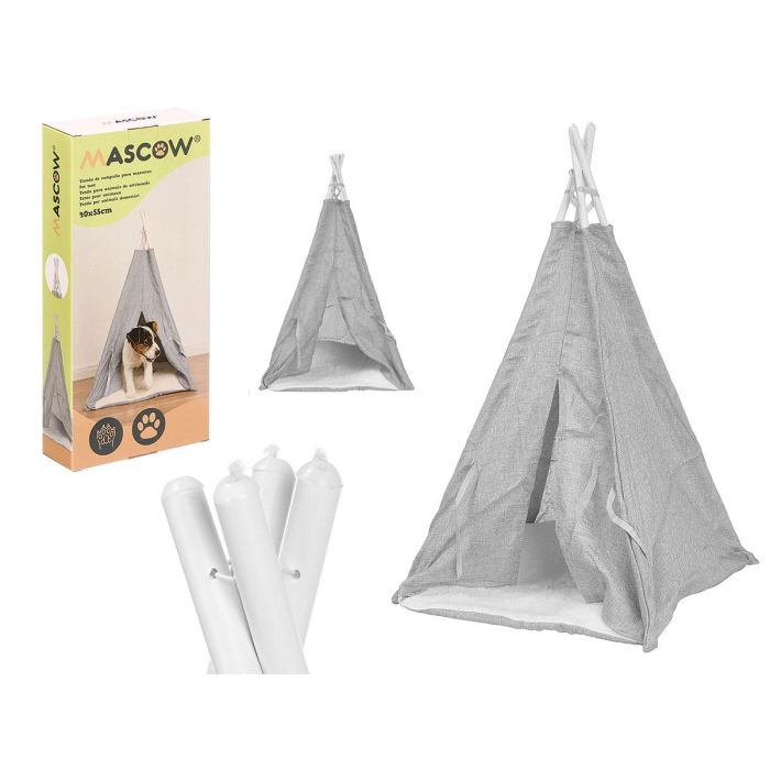 Campaña Mascota Gris Claro Mascow 40x55x40cm (Set de 12) 0 Campaña Mascota Gris Claro Mascow 40x55x40cm (Set de 12) 0