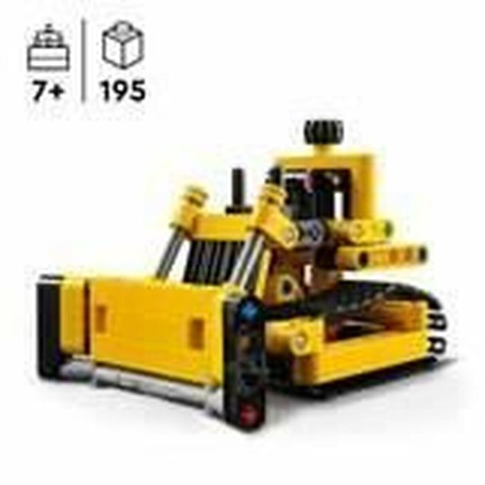 Lego 42163 Bulldozer Technic, Juguete de Construcción para Niños, Vehículo Excavador 5