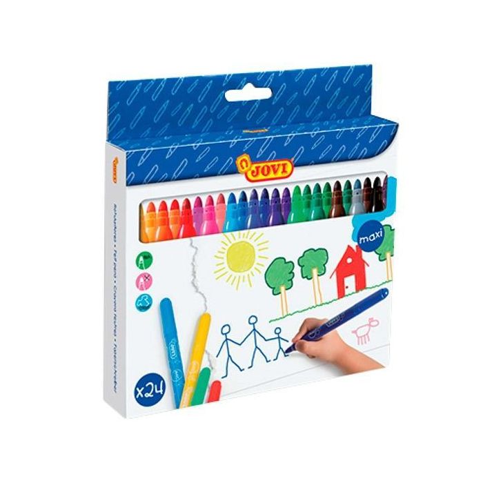Jovi Rotuladores Jovi Maxi Colores Surtidos Estuche 24 Ud Jovi Rotuladores Jovi Maxi Colores Surtidos Estuche 24 Ud
