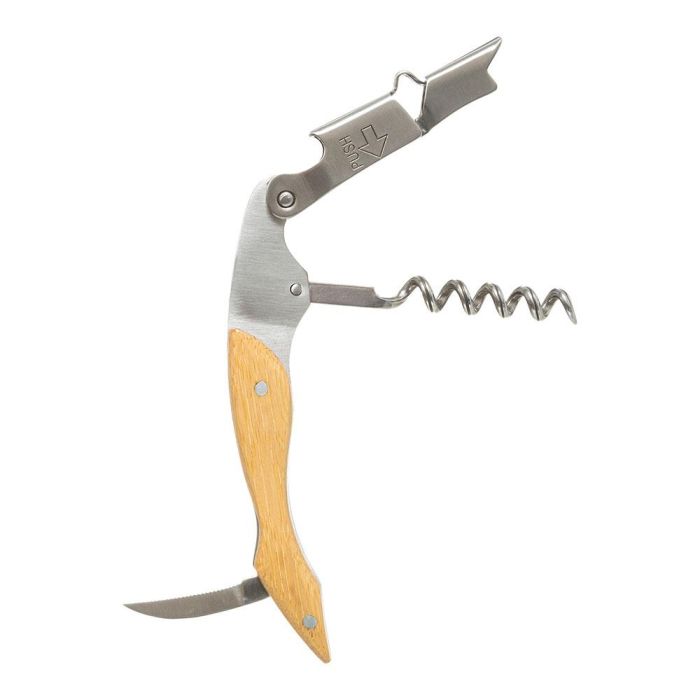 Secret Of Gourmet Sacacorchos Profesional de Bambú con Abrebotellas 1