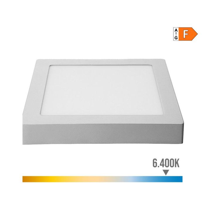 Lámpara de Techo EDM 31597 Aluminio Plástico 20 W 22,5 x 22,5 x 4 cm (6400 K) Lámpara de Techo EDM 31597 Aluminio Plástico 20 W 22,5 x 22,5 x 4 cm (6400 K)