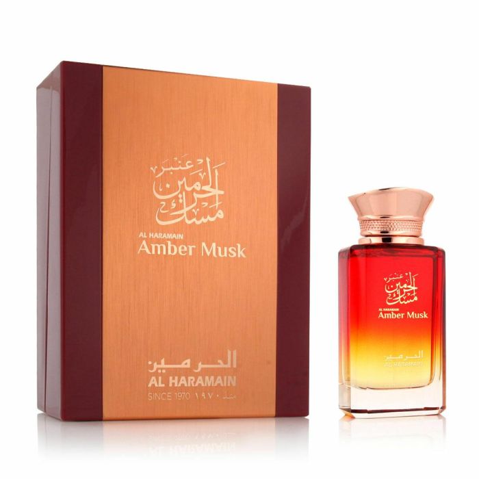 AL HARAMAIN AMBER MUSK Eau de Parfum Vaporizador 100 ml - Oud, Almizcle Blanco y Ámbar