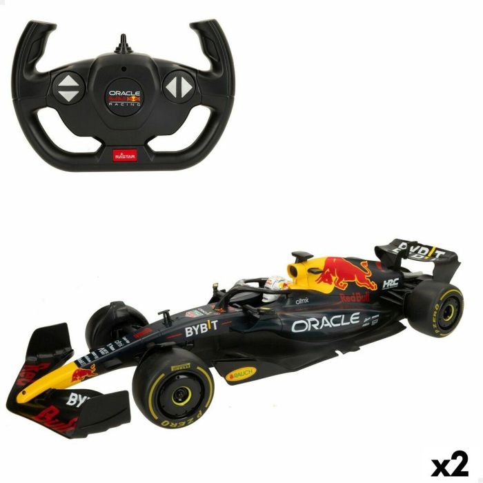 Coche Radio Control Red Bull 1:12 47 x 10 x 17 cm (2 Unidades) Coche Radio Control Red Bull 1:12 47 x 10 x 17 cm (2 Unidades)