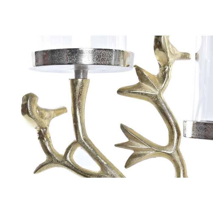 Portavela DKD Home Decor Dorado 15 x 48 x 29 cm 2 Portavela DKD Home Decor Dorado 15 x 48 x 29 cm 2