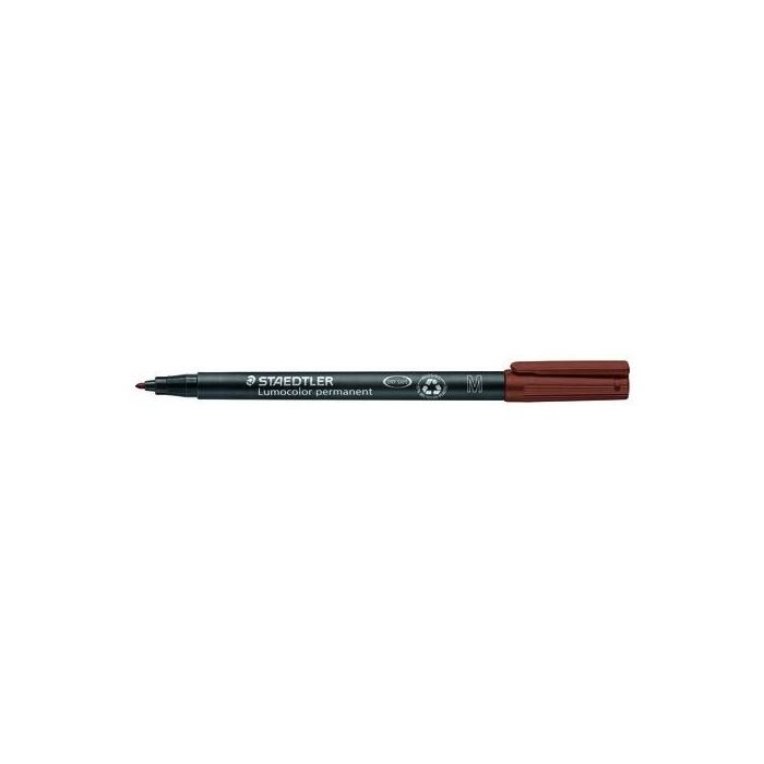 Rotulador Permanente Staedtler 317 Lumocolor (M) Marron (Set de 10) Rotulador Permanente Staedtler 317 Lumocolor (M) Marron (Set de 10)