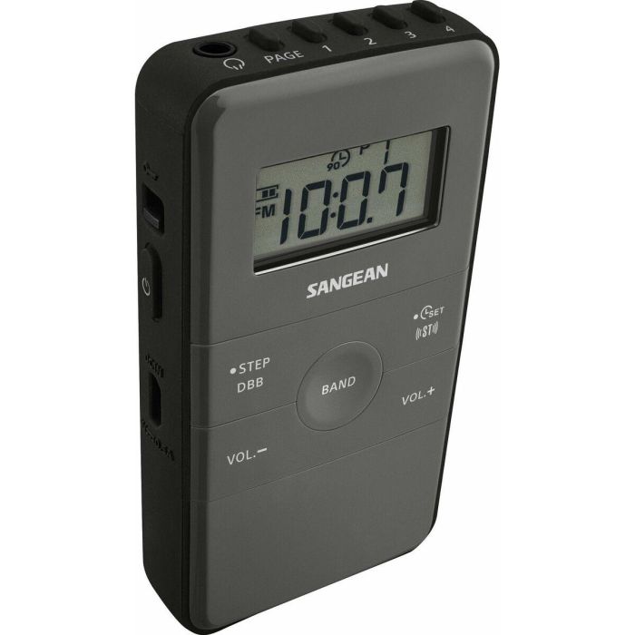Radio Portátil Sangean DT-140 Negro AM/FM 18 Radio Portátil Sangean DT-140 Negro AM/FM 18