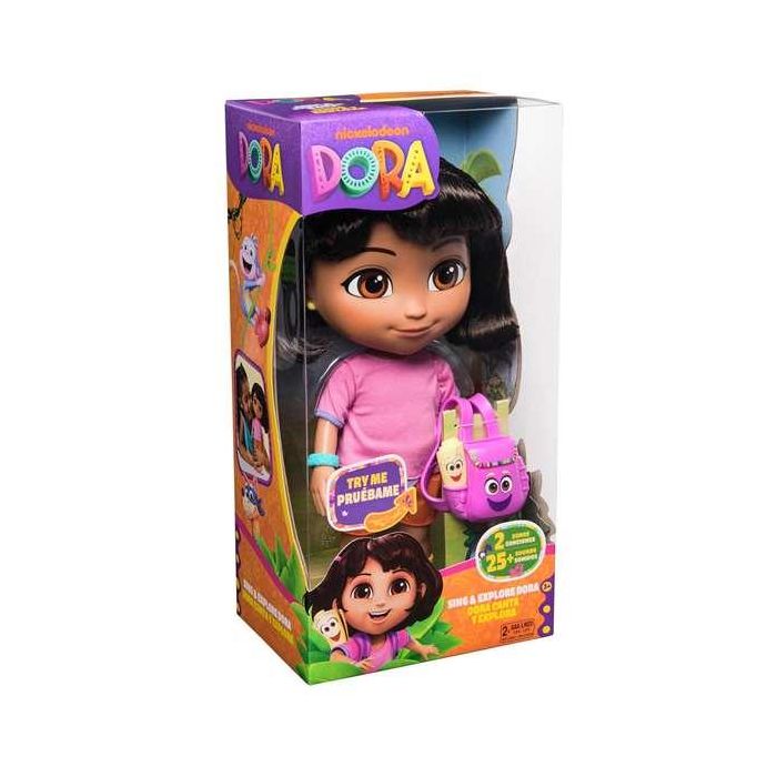 Spin Master Muñeca Dora Canta y Explora de 30 cm con Función Interactiva, Edad Recomendada +3 Años, Pilas AAA
