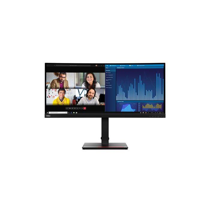 Lenovo 86.7cm (34.14") Wide Quad HD 3440 x 1440 W-LED IPS, 21:9, 300cd/m², 1.07B, 6ms, 178°/178°, 1000:1