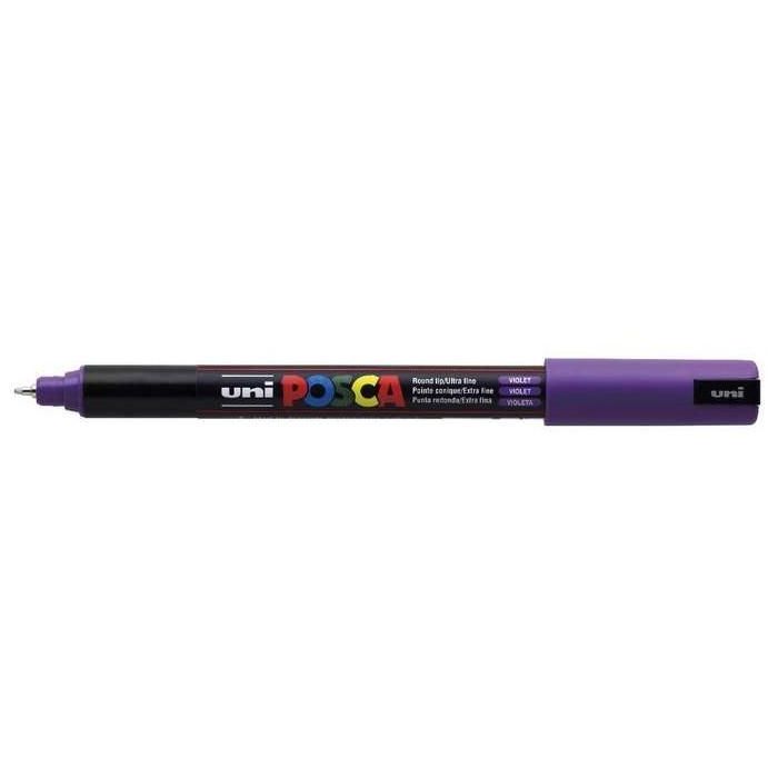 POSCA Marcador Pc-1Mr No Permanente Punta Extrafina 0.7 mm Violeta