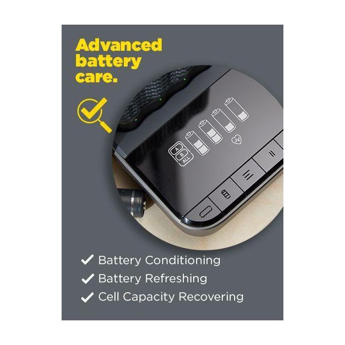 GP ReCyko Pro-Charger Dock P461 con 2 Cargadores Pro + 8 Pilas Recargables AA Pro Photoflash 7