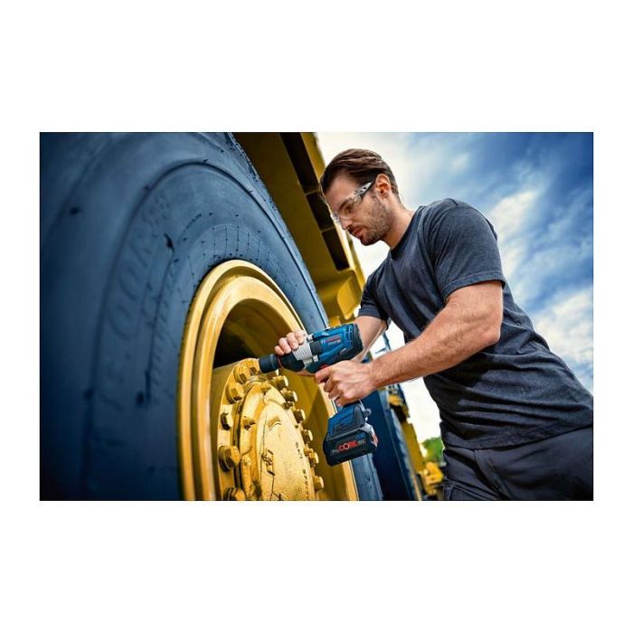 Bosch GDS 18V-1600 HC Professional Akku-Drehschlagschrauber, Destornillador de Impacto 1600 Nm, 18V, Mango Pistola, 3/4", Luz, Azul 5