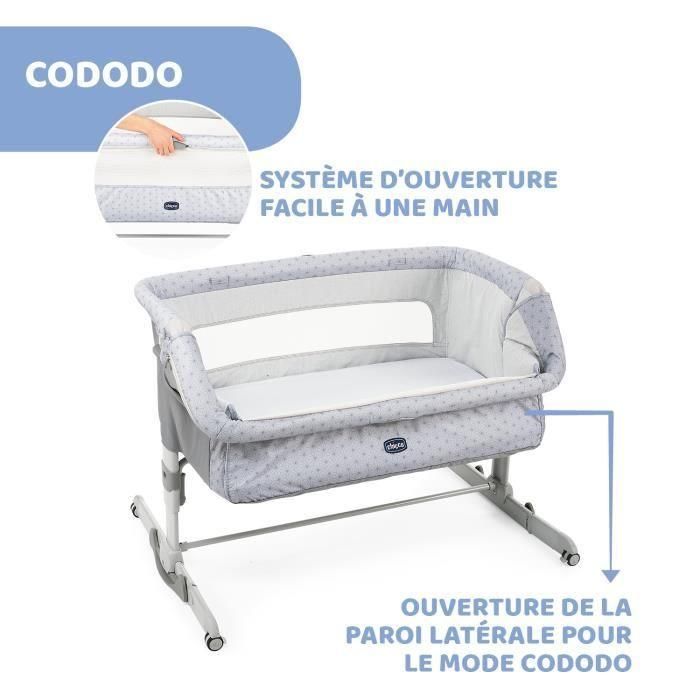 CHICCO - Cuna colecho Next2Me Dream Silver 2