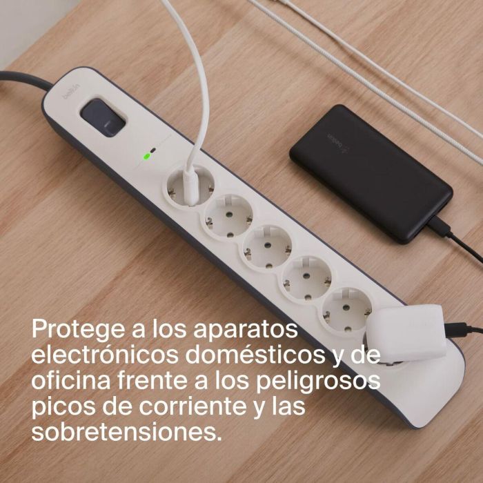 Protección contra sobretensión Belkin BSV603VF2M-V2 Protección contra sobretensión Belkin BSV603VF2M-V2