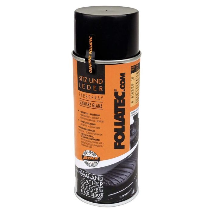 Foliatec FO2403 Spray Color Negro Brillante Para Piel 1X 400 mL