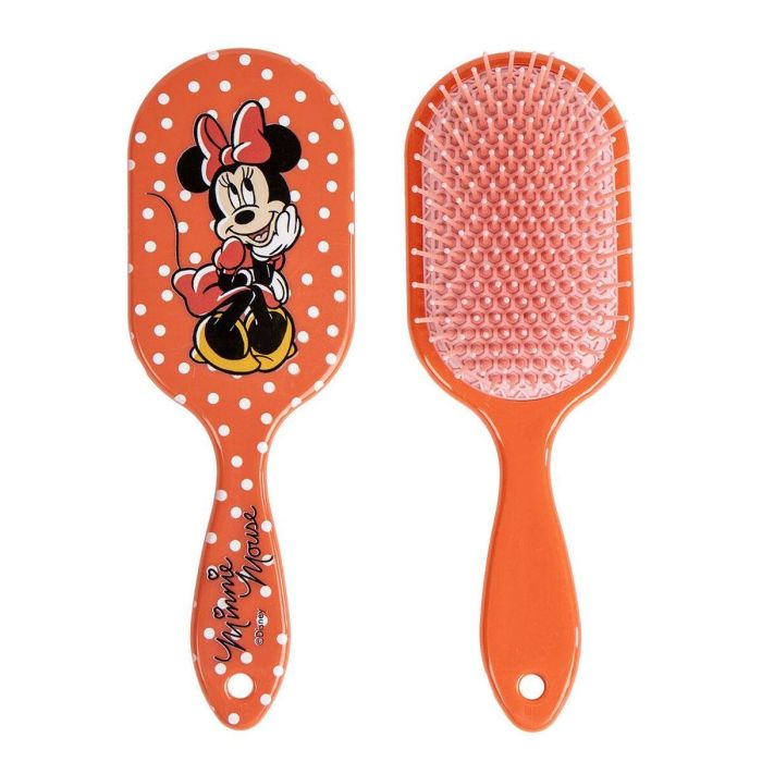 Cerdá Cepillo Rectangular Infantil para el pelo Minnie Mouse Original Disney para Niños +3 Años, Color Rojo 10x20x0.1cm Cerdá Cepillo Rectangular Infantil para el pelo Minnie Mouse Original Disney para Niños +3 Años, Color Rojo 10x20x0.1cm