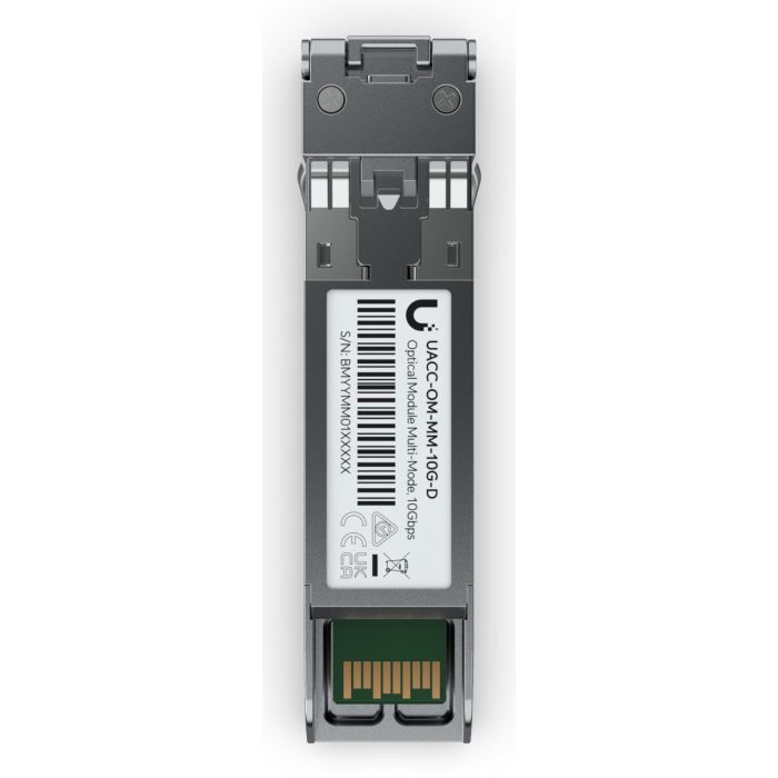Ubiquiti Módulo Óptico Multi-Modo SFP+ 10G 2x LC hasta 550m - Transceptor de Fibra Duplex 8
