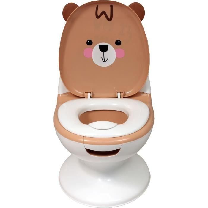 Orinal educativo para bebé BAMBISOL - Tapa y asiento abatible - Palanca de descarga Orinal educativo para bebé BAMBISOL - Tapa y asiento abatible - Palanca de descarga