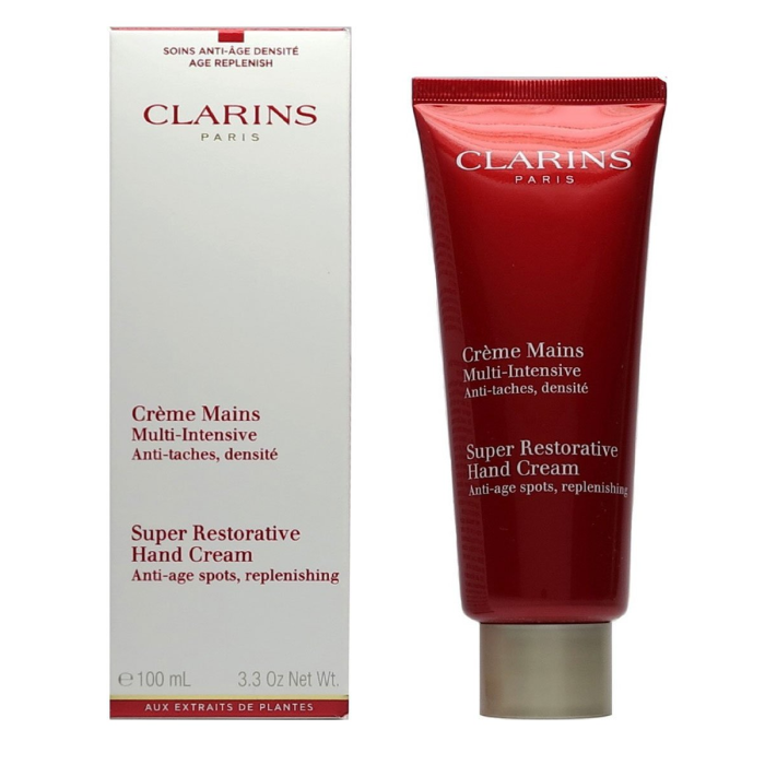 Clarins MULTI-INTENSIVE Crema de Manos Anti-envejecimiento Cuidado y Belleza Piel 100 ml