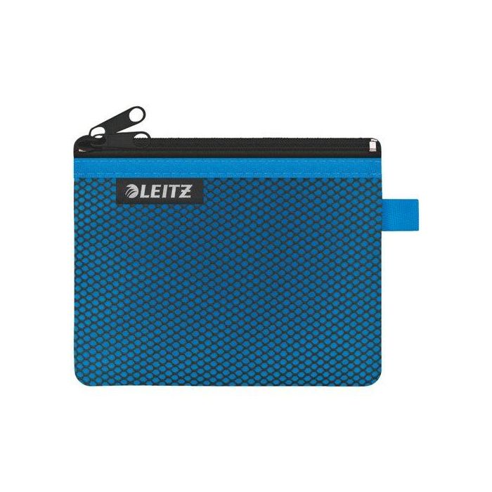 Bolsita De Viaje Leitz Wow Nylon C/Cremallera 2 Dptos. S (14X10.5) Azul