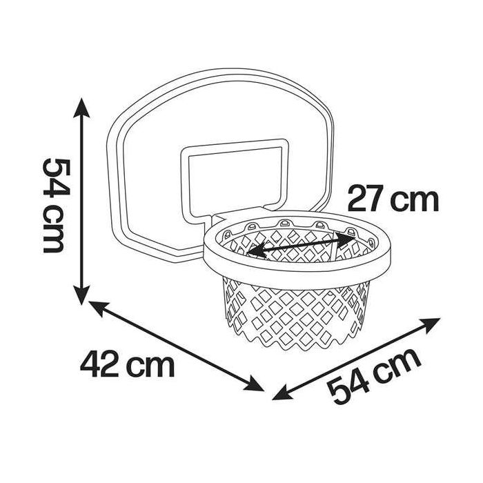 Smoby - Canasta de baloncesto - Accesorio tobogán Smoby - 3 en 1 - A partir de 3 años 5