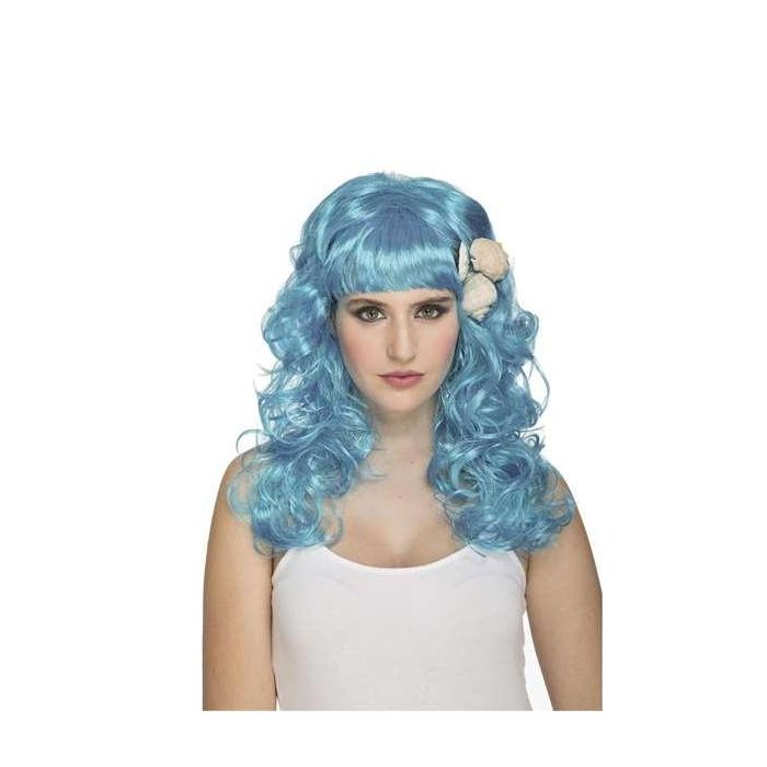 My Other Me Peluca de Sirenita Azul 185 g Talla M para niños 3+ años 1 My Other Me Peluca de Sirenita Azul 185 g Talla M para niños 3+ años 1