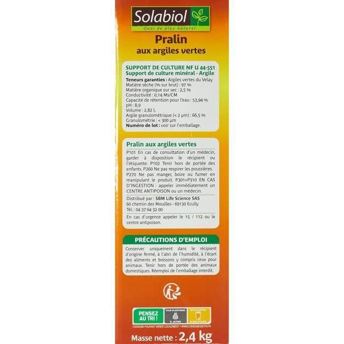 SOLABIOL SOPRAL3 Pralin Con Arcillas Verdes - 2.4 Kg 3