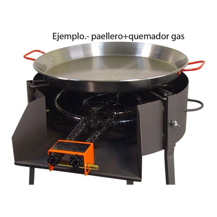 Barbacoa redonda con soporte para paella ø60cm imex el zorro 2