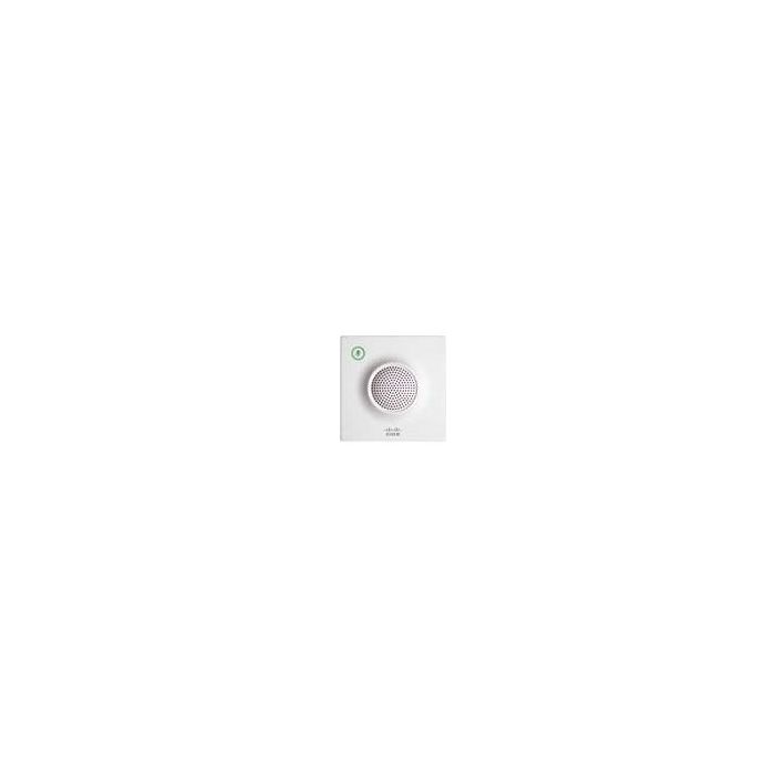 Cisco CTS-MIC-CLNG-G2= Micrófono de Superficie para Mesa, Alámbrico, Blanco, 80-20000 Hz, para Cisco Room Kit, SX, MX 1