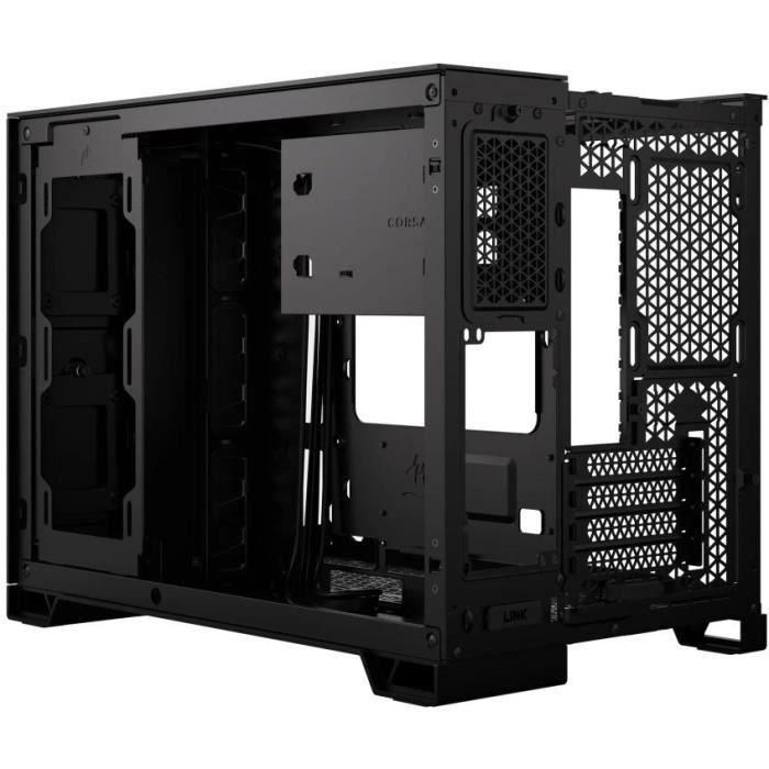 Corsair 2500D AIRFLOW Caja de PC Micro ATX de doble cámara - Negro 4 Corsair 2500D AIRFLOW Caja de PC Micro ATX de doble cámara - Negro 4