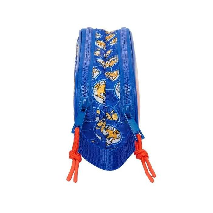 Portatodo Doble Sonic Prime Azul 21 x 8 x 6 cm 2