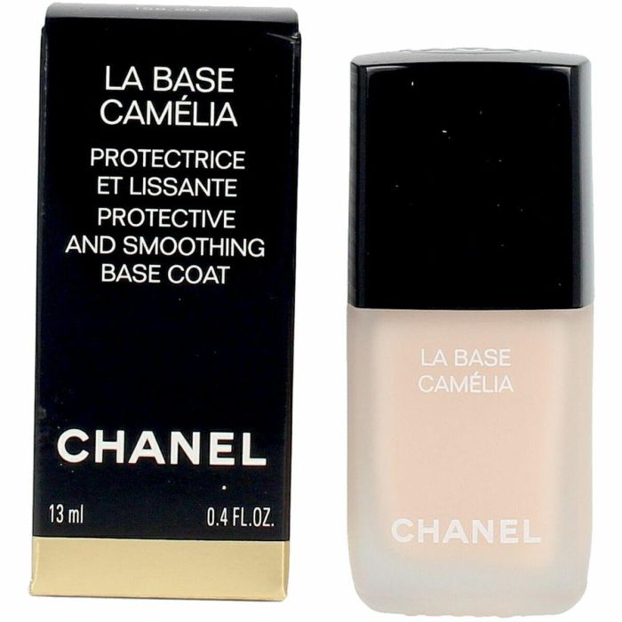 Chanel CAMÉLIA LA BASE Coat, Tratamiento para Uñas: Nutritivo, Fortalecedor, Alisador y Corrector de Manchas, Acabado Brillante 13 ml