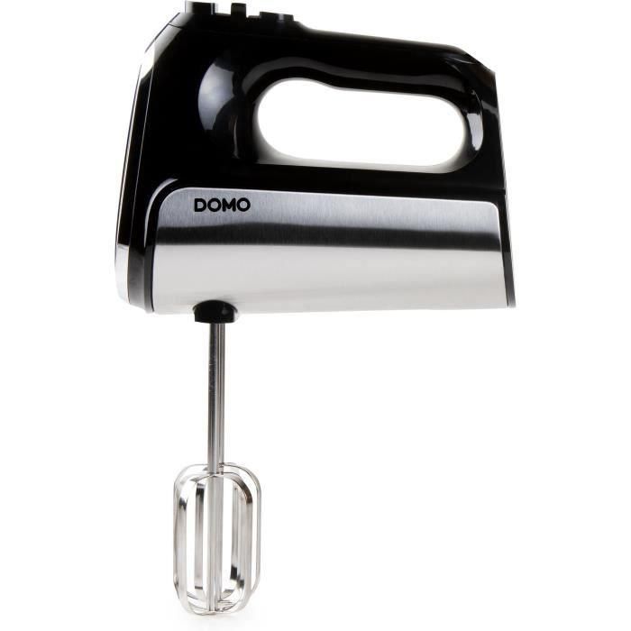 Batidora eléctrica - DOMO - DO9258M - 800 W - 5 velocidades + Turbo - Negro / Acero 5 Batidora eléctrica - DOMO - DO9258M - 800 W - 5 velocidades + Turbo - Negro / Acero 5